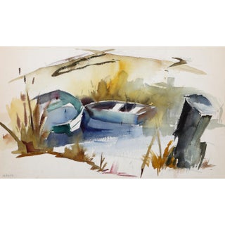 Eve Nethercott, Hamptons (P4.19), Watercolor on Paper For Sale
