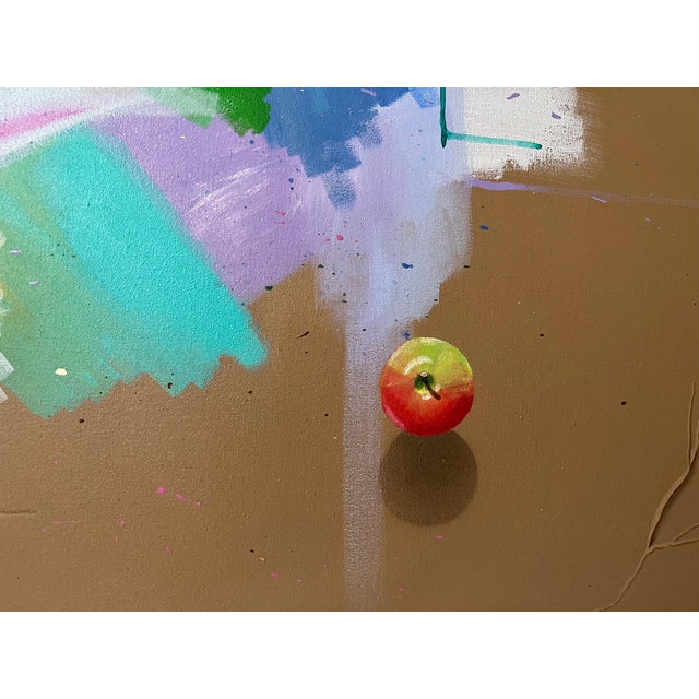 Pat Rosenstein, Large Trompe L'oeil Hyperrealism Painting Abstract Surrealist Photo Realist Art, 1987 For Sale In Miami - Image 6 of 13