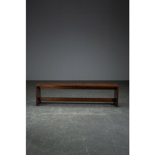 Modern French Modernist Bench, 1950s For Sale - Image 3 of 10