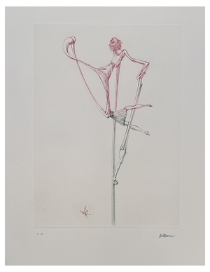 Hans Bellmer, Mirror of Dreams 7a, 1972, Etching