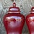 Vintage Asian “Sang De Boeuf” Glazed Ceramic Ginger Jar Urns - a Pair For Sale In West Palm - Image 6 of 12