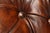 Chesterfield Style Brown Leather Sofa For Sale - Image 16 of 18