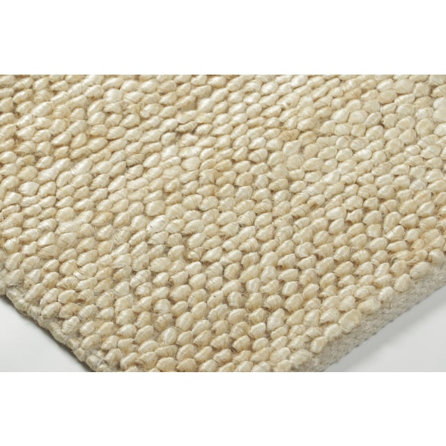 Rug & Kilim Contemporary Textural Jute Bouclé Gift-Sized Rug by Rug & Kilim, India For Sale - Image 4 of 4