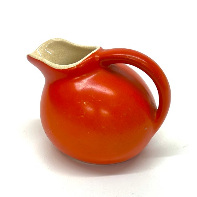 Mid 20th Century Eclectic Citrus Motif Ceramic Pitcher Curation - Set of 3 For Sale - Image 4 of 8