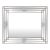 Mid-Century Modern LaBarge Bronze Beveled Wall Mirror, 46 Inches, Italy For Sale