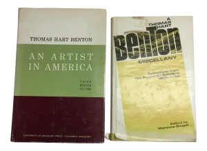 1968 and 1971 Vintage Thomas Hart Benton Books - Set of 2