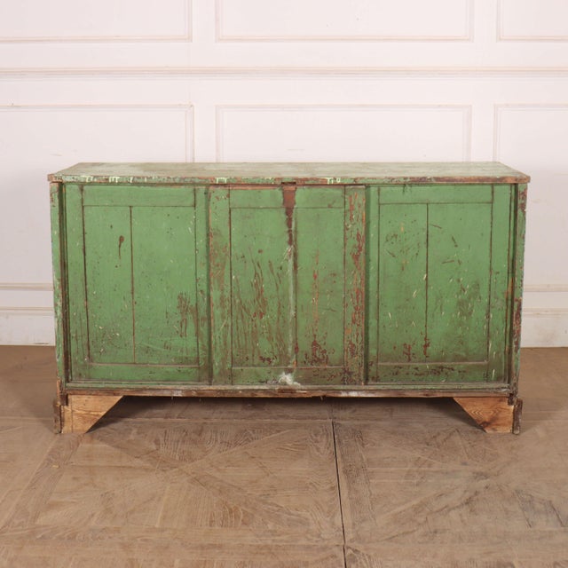 English Painted Dresser Base For Sale - Image 12 of 13