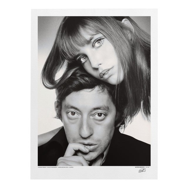 Jane Birkin & Serge Gainsbourg, 2010s, Photography, Limited Edition 07/100 For Sale