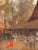 Red Sentinel by Judd Mercer | Gouache Painting of a red barn and silo in a rural setting For Sale - Image 4 of 4