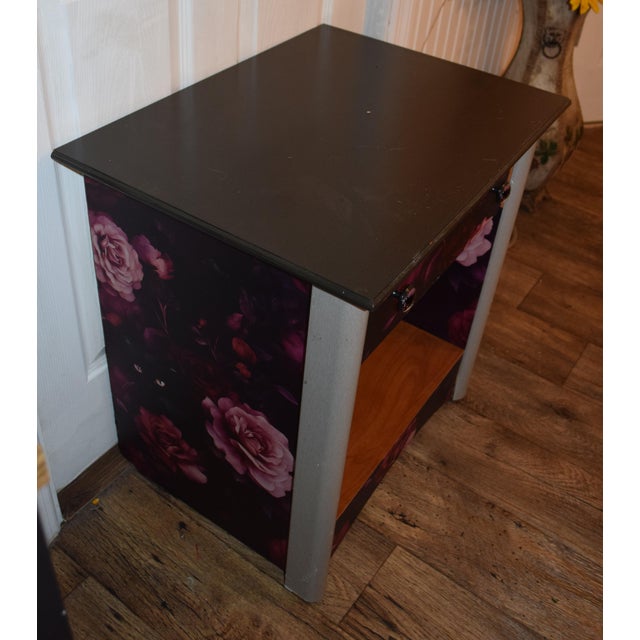 Late 20th Century The 'Enchanted Rose' Cat Hideaway & Nightstand For Sale - Image 5 of 9