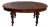 19th Century Antique William IV Style Mahogany Oval Dining Table W/Turned Legs & Casters For Sale
