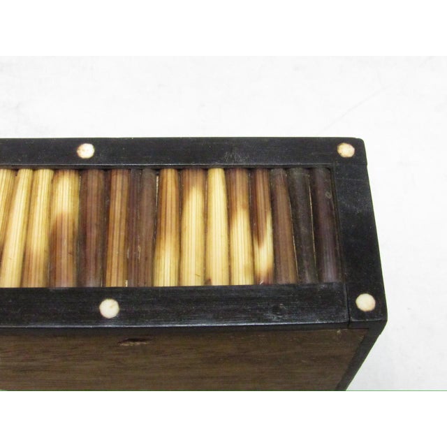 Antique Anglo Indian Porcupine Quill Pencil Box For Sale - Image 12 of 12