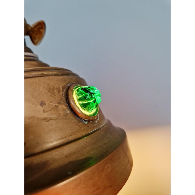 Art Nouveau Desk Lamp in Brass and Black Marble, 1910s For Sale - Image 10 of 18