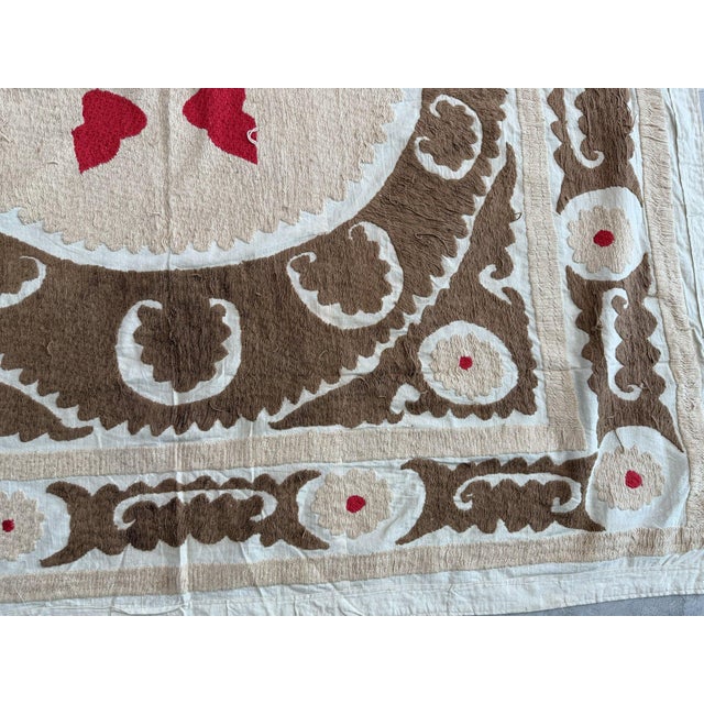 1960s Bukhara Suzani Textile Wall Art For Sale - Image 5 of 9