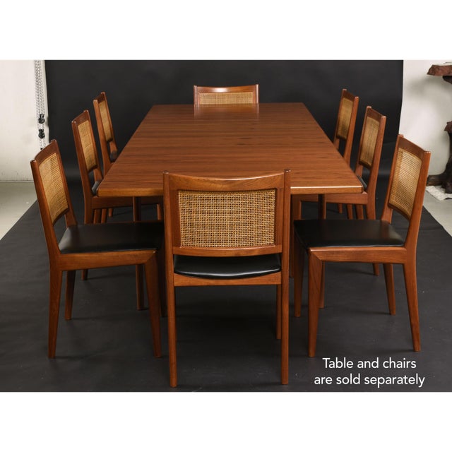 Danish Modern Teak Expanding Rectangle Dining Table Vintage 1960s For Sale - Image 11 of 17