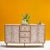 Not Yet Made - Made To Order Arabesque Teak Wood Inlay Buffet by House of Jaipur For Sale - Image 5 of 5
