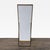 Modern Pottery Barn Stowe Brass/Gold Standing Mirror For Sale - Image 3 of 5