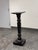 Traditional Vintage Wood Distressed Pedestal Table For Sale - Image 3 of 12