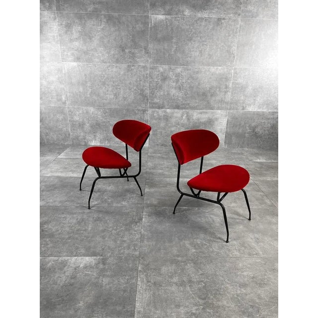 Set of Armchairs by Gastone Rinaldi for Rima, 1950s, in Restored conditions. Designed 1950 to 1959 I have official proof...