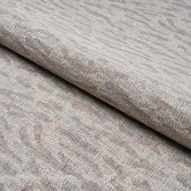 SAMPLE - Schumacher Altamira Fabric In Stone For Sale
