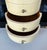 Beige Vintage Art Deco Chest of Drawers with Curved Drawers, 1930s For Sale - Image 8 of 9