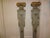 French Italian Neoclassical Style Painted and Giltwood Architectural Pilaster Columns For Sale - Image 3 of 10