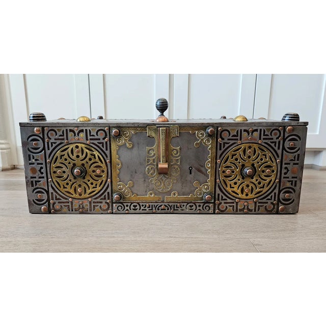 Scarce Antique Tuareg Mauritania Coffer Chest For Sale In Dallas - Image 6 of 12