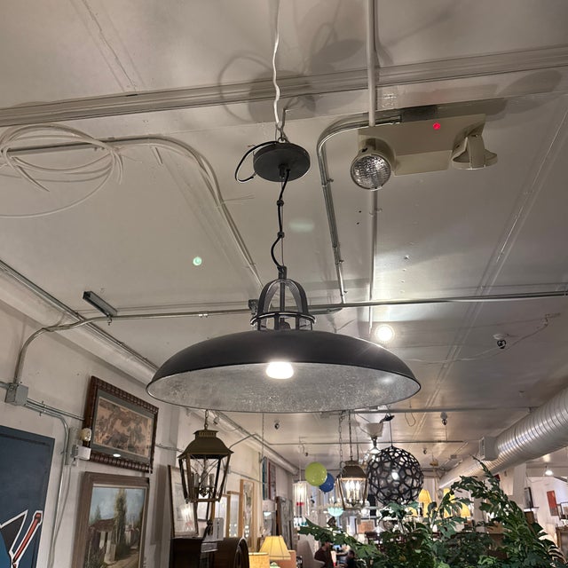 C B2 Industrial Victory Pendant Light Fixture For Sale - Image 12 of 12