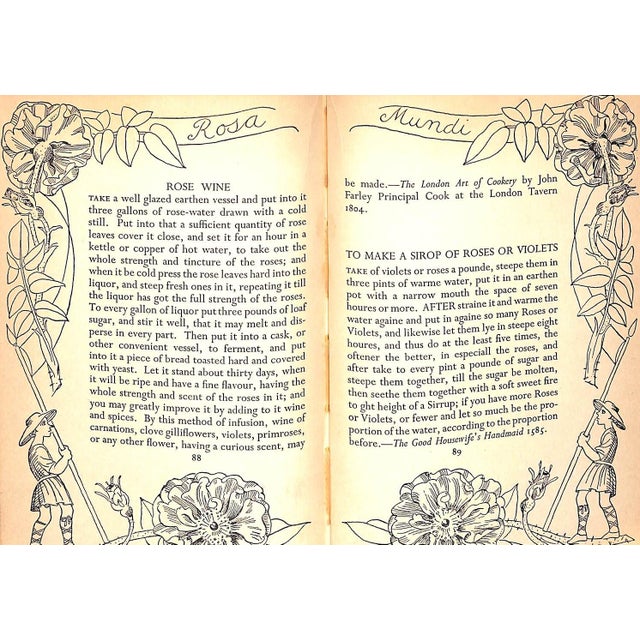 White "Rose Recipes" 1939 Rohde, Eleanour Sinclair For Sale - Image 8 of 8