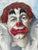 1970s Acrylic Painting of Clown For Sale - Image 5 of 5