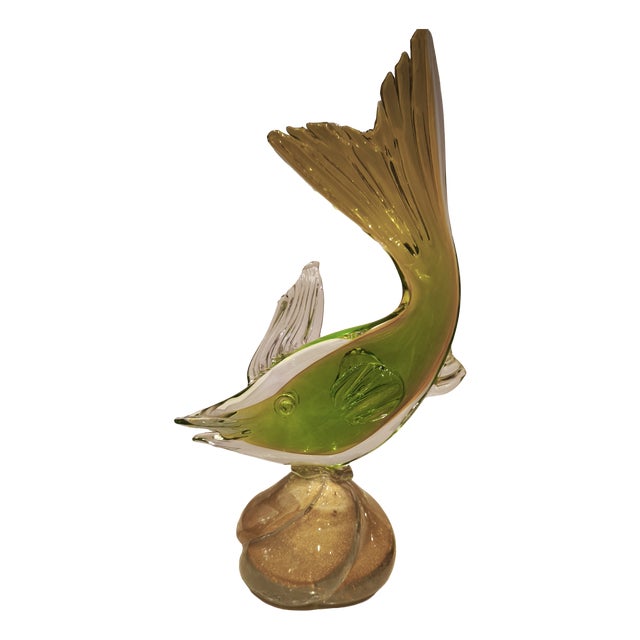 Murano Glass Fish Figurine, 1970s For Sale