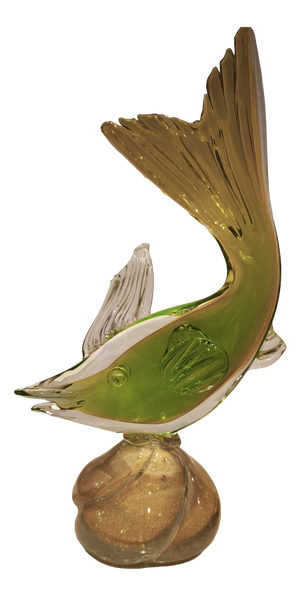 Murano Glass Fish Figurine, 1970s