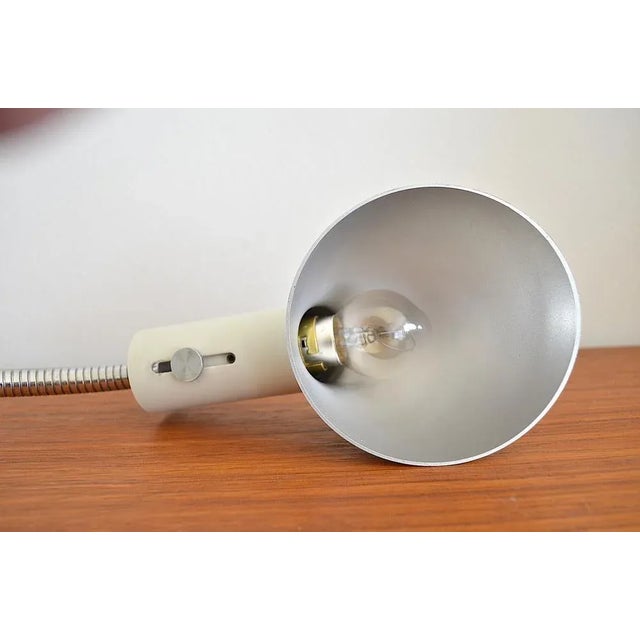 White Table Lamp by Asger Bay Christiansen, 1980s For Sale - Image 8 of 10