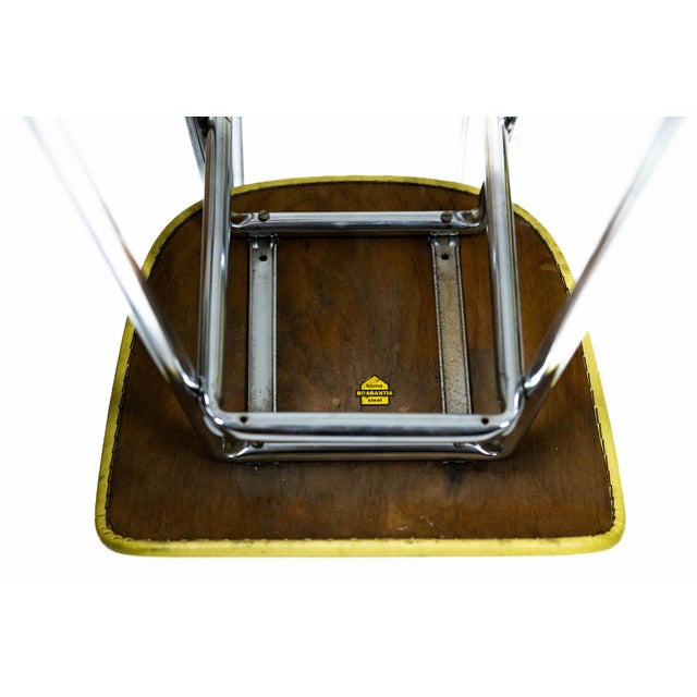 Metal Set of Vintage Dining Chairs from Brabantia For Sale - Image 7 of 17