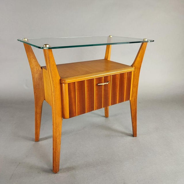 Bedside Tables attributed to Gio Ponti for La Permanente del Mobile di Cantù, 1950s, Set of 2 For Sale - Image 10 of 11