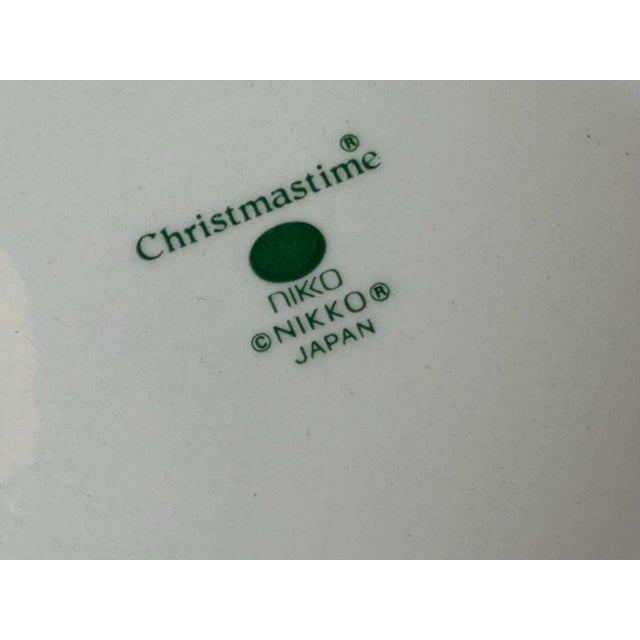 Vintage Nikko Christmastime 50-Piece Dinnerware & Stemware Set - Service for 12 For Sale - Image 14 of 14