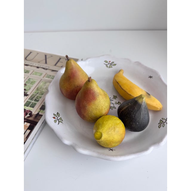 1980s Alabaster Fruit, Set of 5 For Sale In San Francisco - Image 6 of 6