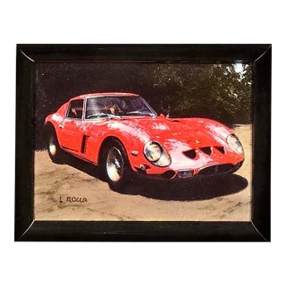 Luigi Rocca "1962 Ferrari 250 Gto" Hyperrealist Oil Painting For Sale