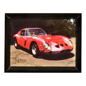Luigi Rocca "1962 Ferrari 250 Gto" Hyperrealist Oil Painting