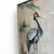Heron, 1920s, Paint on Wood Panels, Set of 2 For Sale - Image 4 of 8