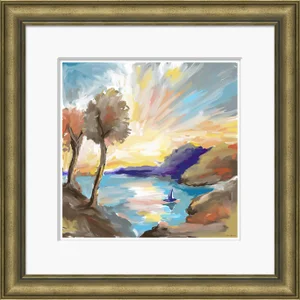 Scirocco By Dana Gibson, Framed Art Print