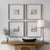This Striking Set Of Four Features Abstract Landscapes In A Soothing Palette Of Earthy Beige, Gray, And Brown. Each Piece...