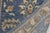 Blue Shabby Chic Ziegler Blue/Brown Wool Runner Rug- 2'7'' X 12'2'' For Sale - Image 8 of 10