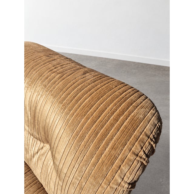 Corduroy Lounge Chair by Mario Bellini for B&B Italia / C&B Italia, 1970s For Sale - Image 9 of 11