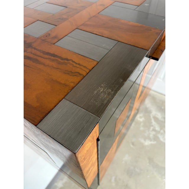 Paul Evans for Directional Cityscape Brutalist Hanging Bar For Sale - Image 18 of 18