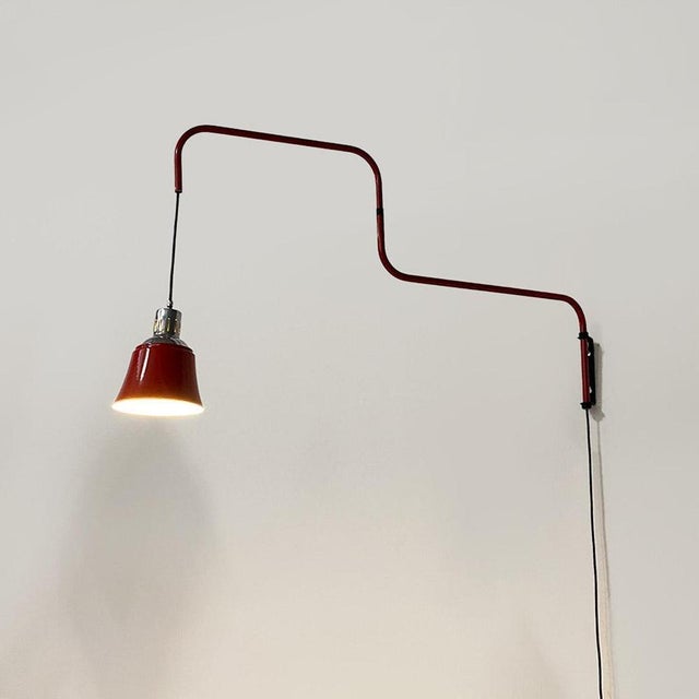 Bauhaus Style Wall Lamp by Heinrich Siegfried Bormann for Ugo Pollice, 1950s For Sale - Image 13 of 18