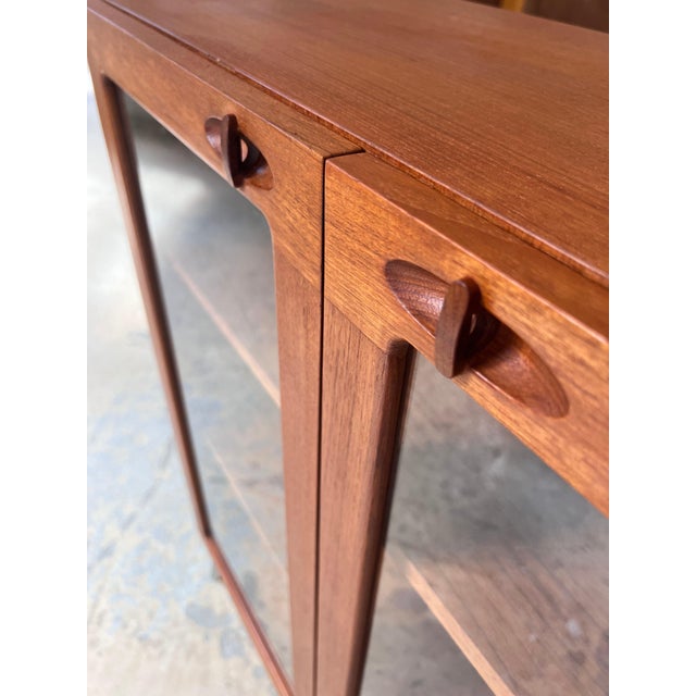 Teak Display Cabinet by H.W. Klein for Bramin For Sale - Image 6 of 11
