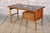 Mid-Century Czech Writing Desk in Mahogany Veneer, 1950s For Sale - Image 9 of 15