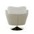 Modern Mercer Swivel Lounge Chair With Pillow, Beige For Sale - Image 3 of 7
