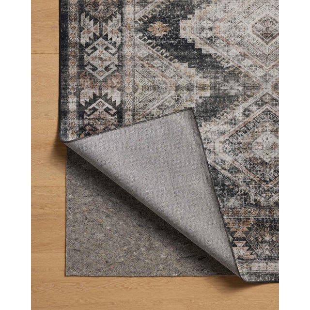 Amber Lewis x Loloi Josie Ink / Earth 7'-6" x 9'-6" Machine Washable Area Rug For Sale In Dallas - Image 6 of 6
